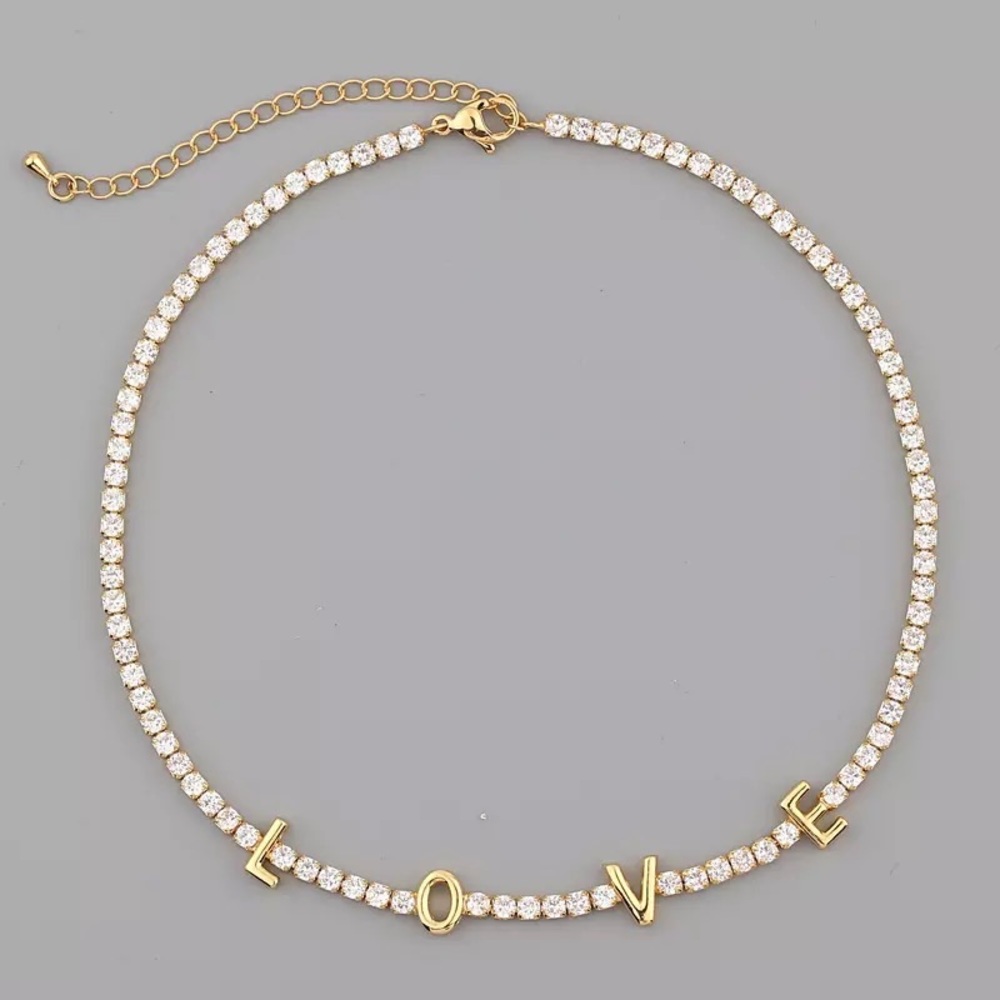 Love choker necklace accessories brand new